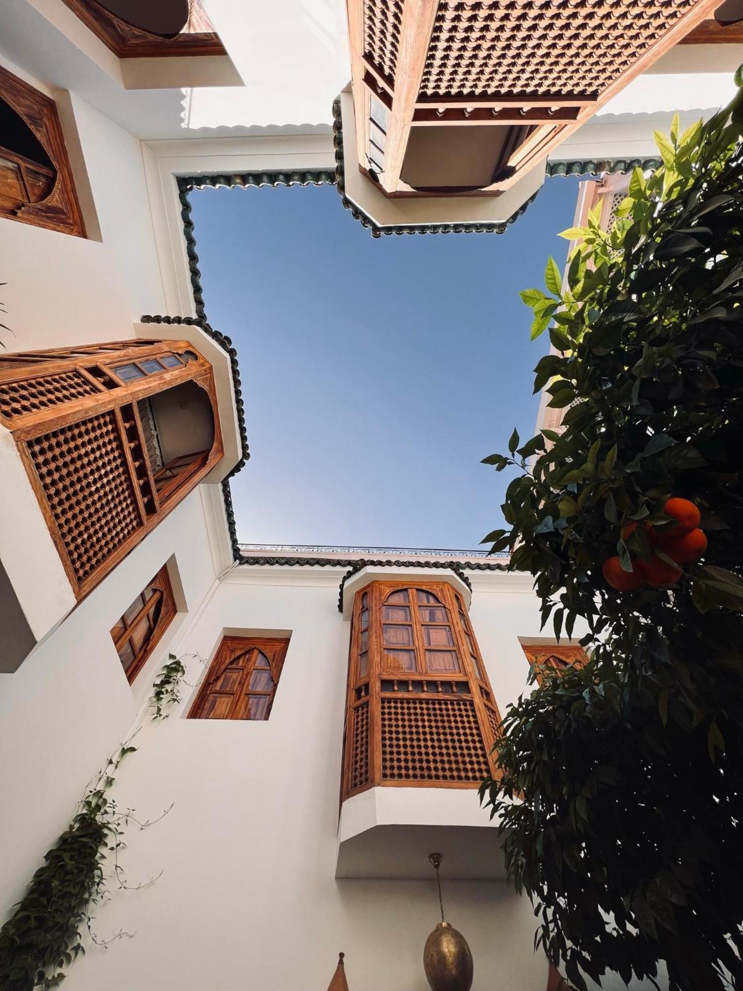 Riad Prive Sadaka Bassin Rooftop Марракеш Экстерьер фото