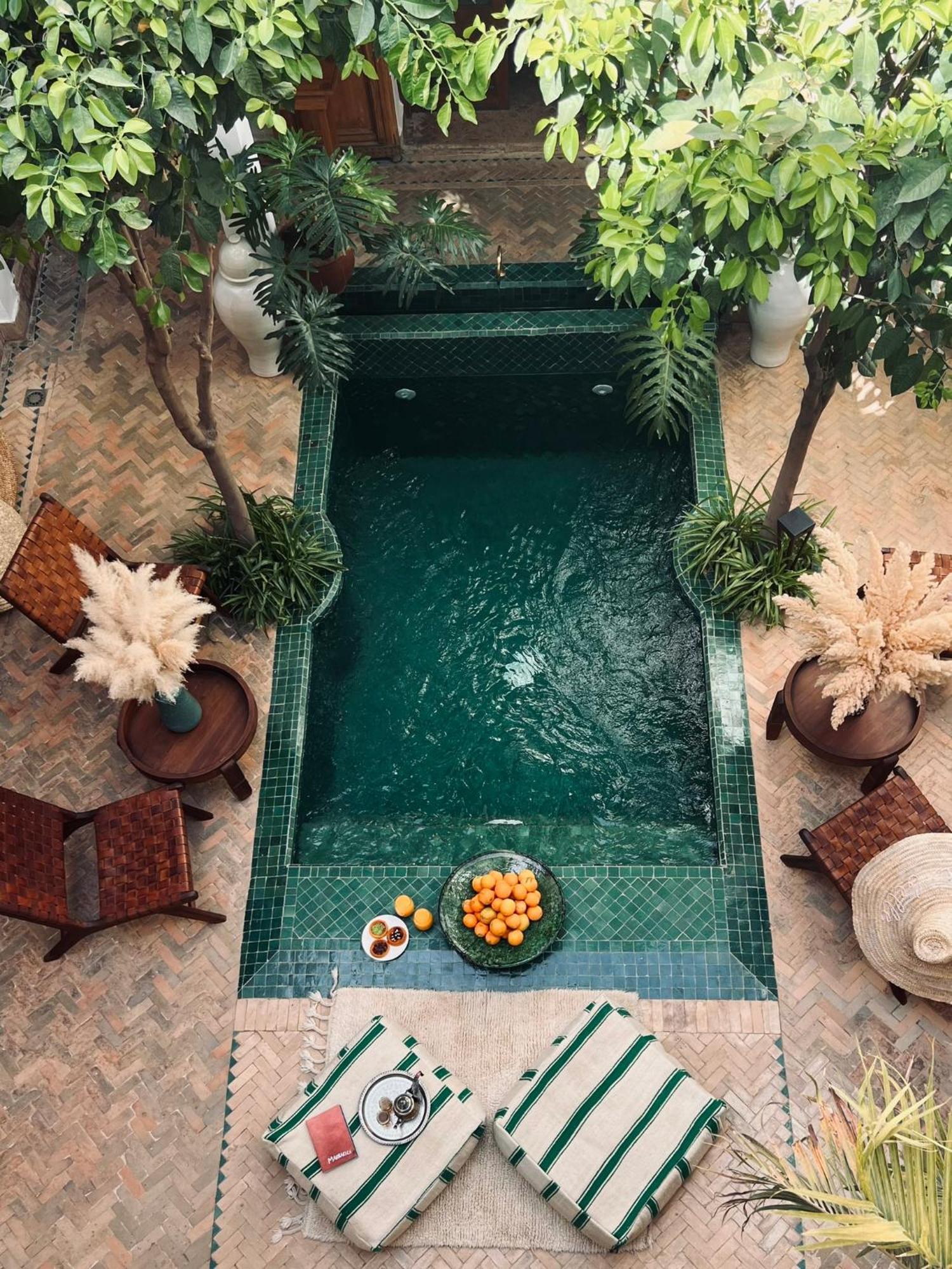 Riad Prive Sadaka Bassin Rooftop Марракеш Экстерьер фото